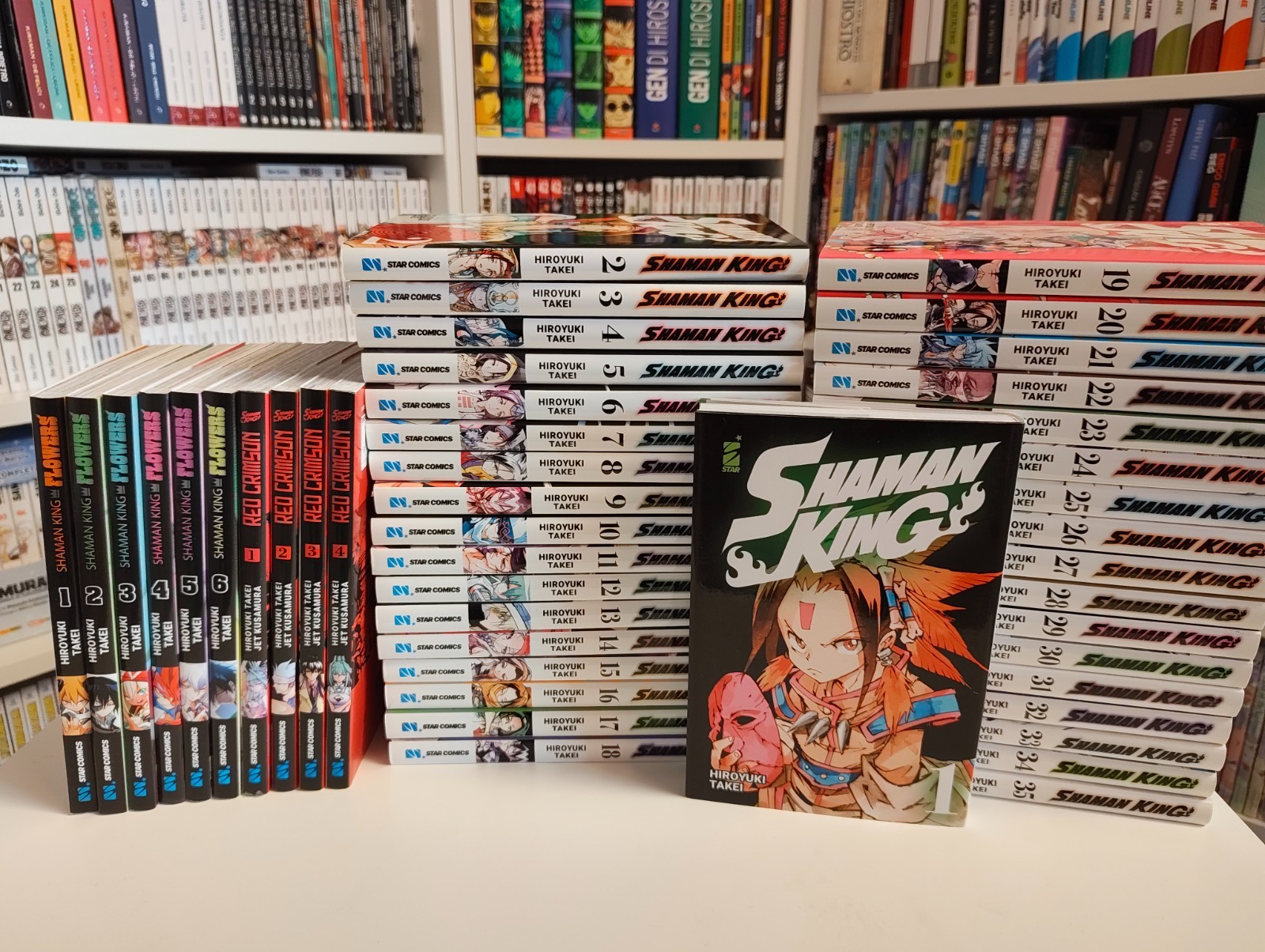 Shaman King Final Edition 1-35 + Flowers 1-6 + Red Crimson 1-4 | Serie Completa