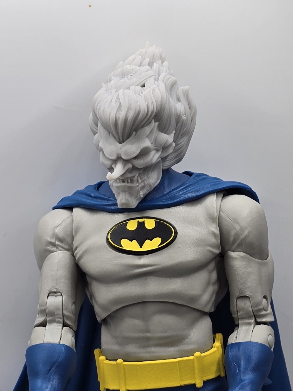 3d Print RED HOOD SAMURAI Head  1:10  7"   LEGENDS  DC MULTIVERSE