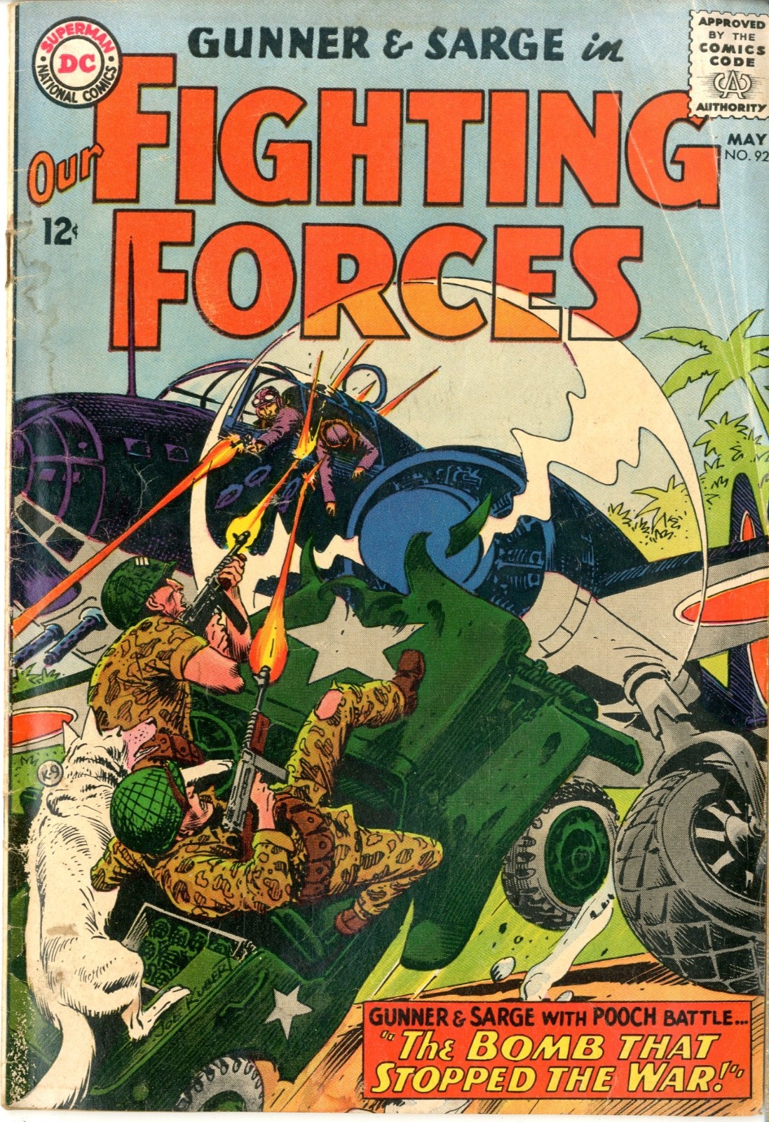 Our Fighting Forces  #92    GOOD VERY GOOD     May 1965    See photos
