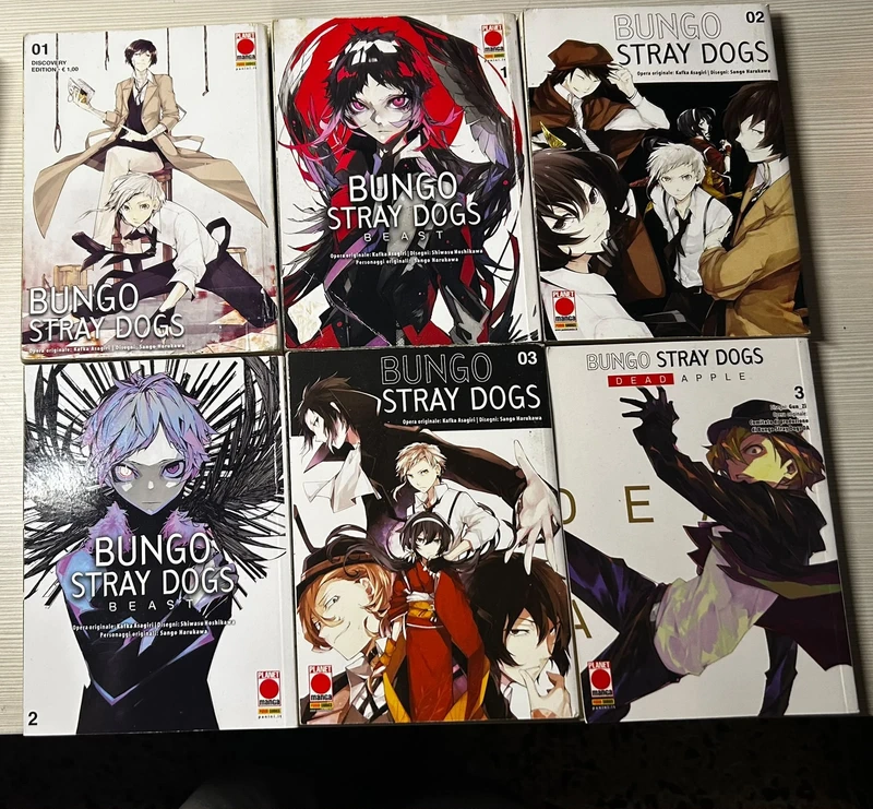 Bungo Stray Dogs Lotto 6 Volumi