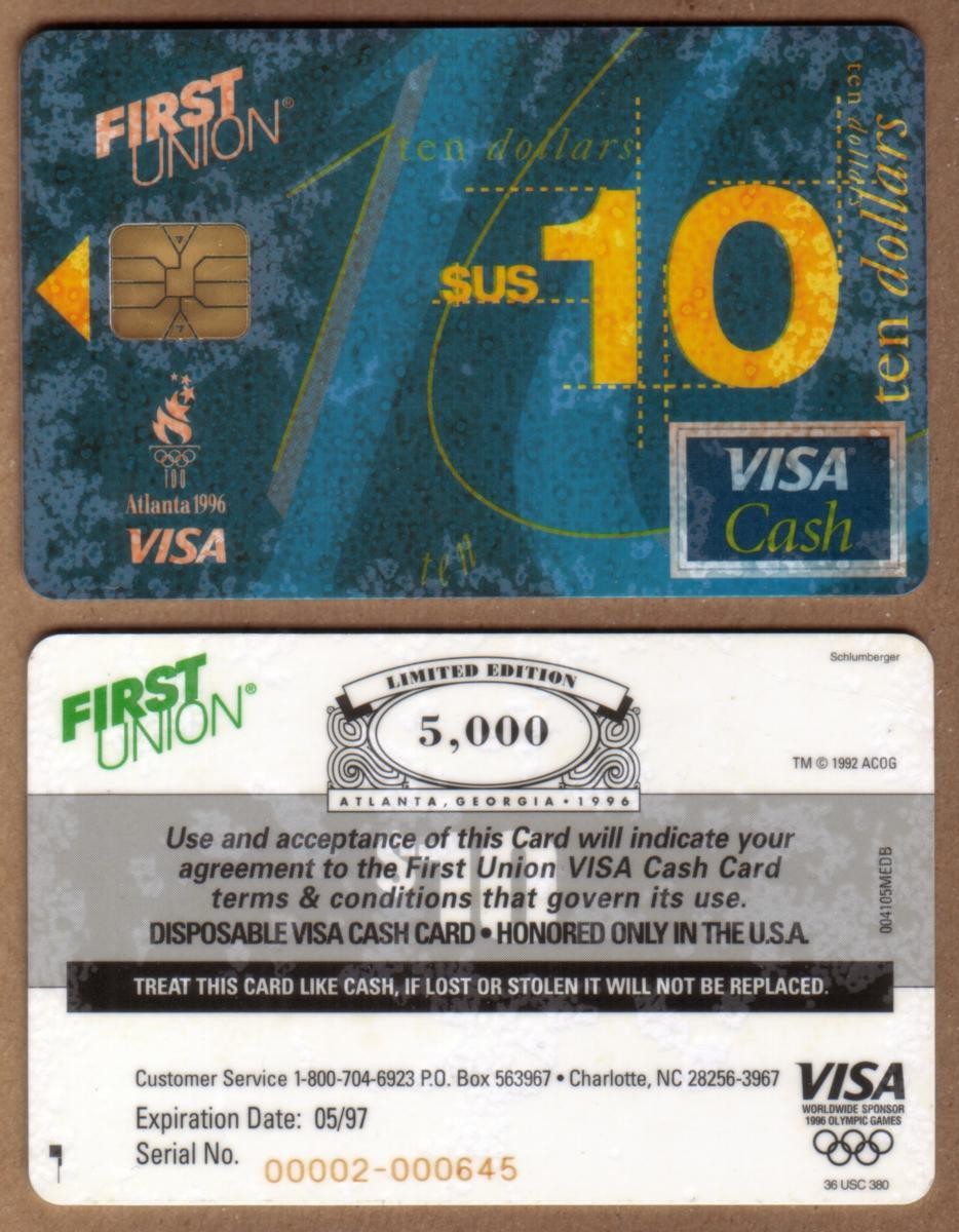 $10. Carta di credito Geo Modern Abstract Visa Cash (tutti hanno laminato difettoso)