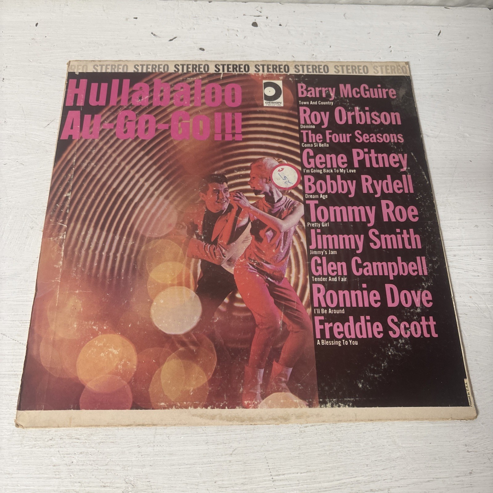 Hullabaloo AU-Go-Go!! Vinyl LP US 1965 SDLP-211 Re-Issue VG+/VG+ Jazz Pop Rock
