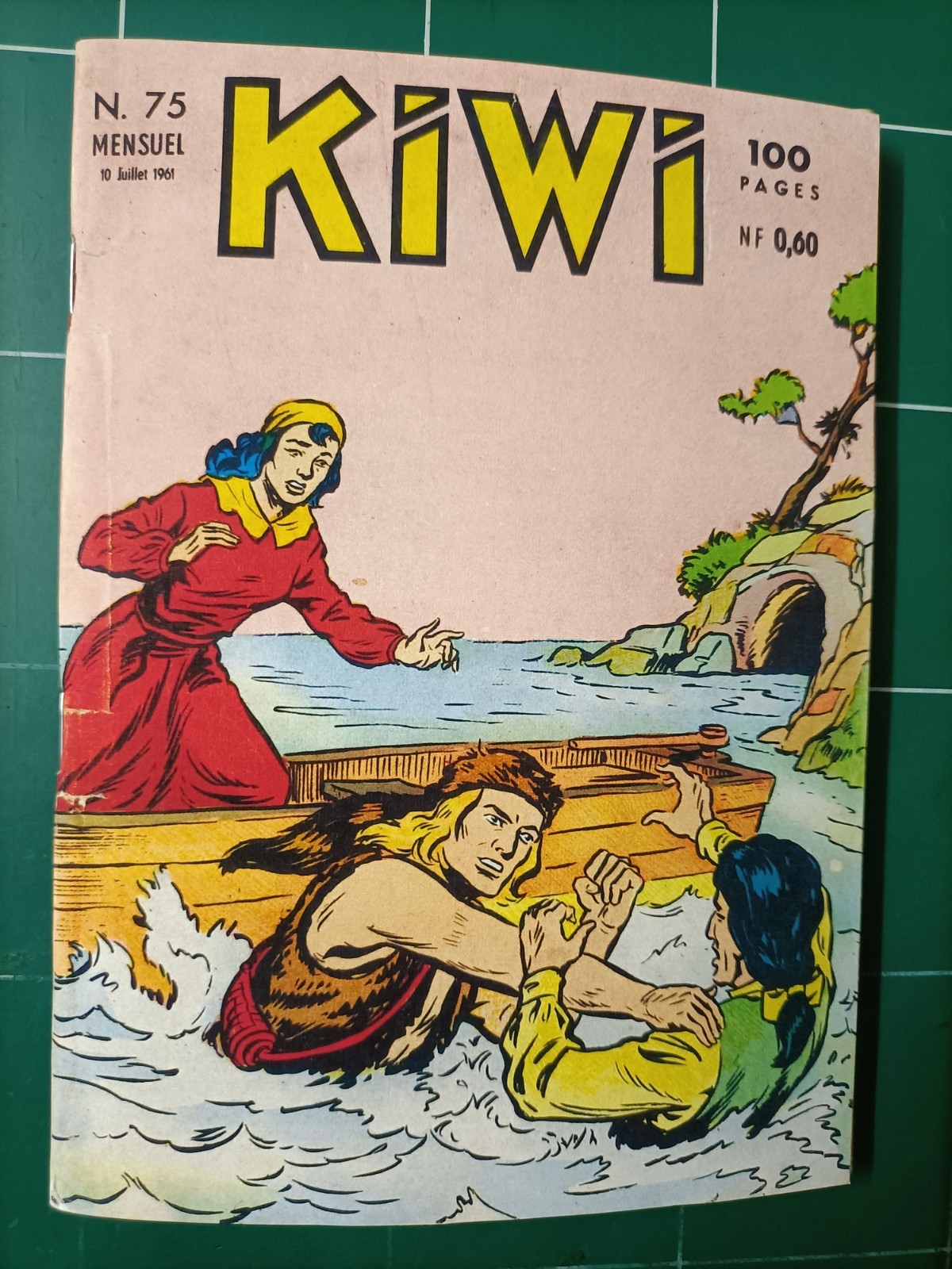 KIWI  n°  75  /  Juillet  1961  /  Couverture Photocopie recto/verso  / Ed : LUG
