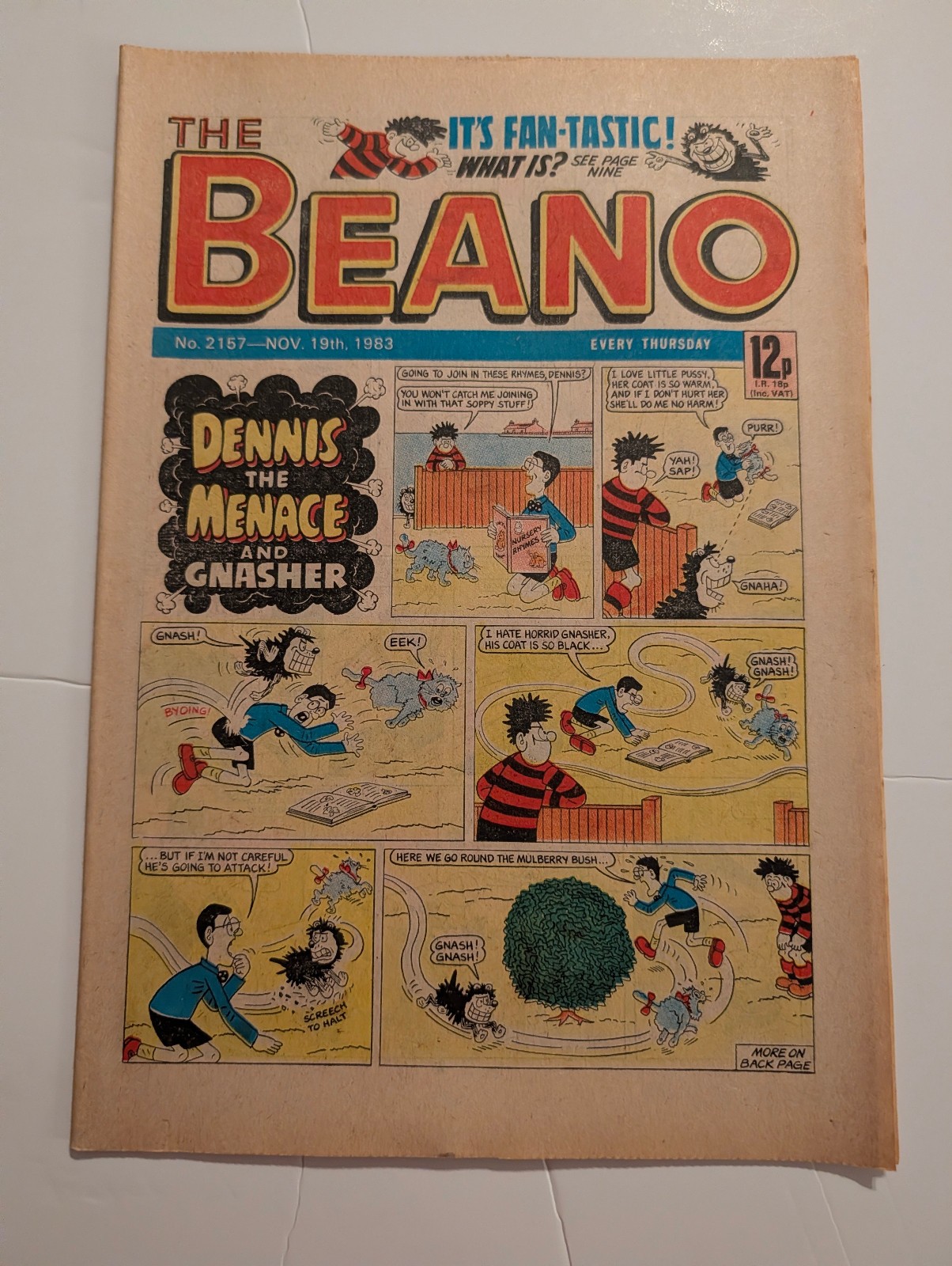 Beano Comic No 2157, November 19th 1983.