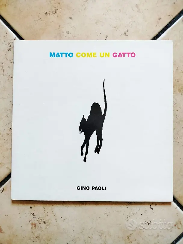 Gino Paoli Matto Come Un Gatto vinile prima stampa