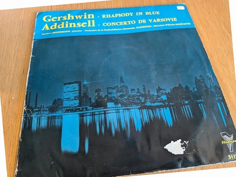 33 tours 1/3 Gershwin/Addinsell. Concerto de Varsovie