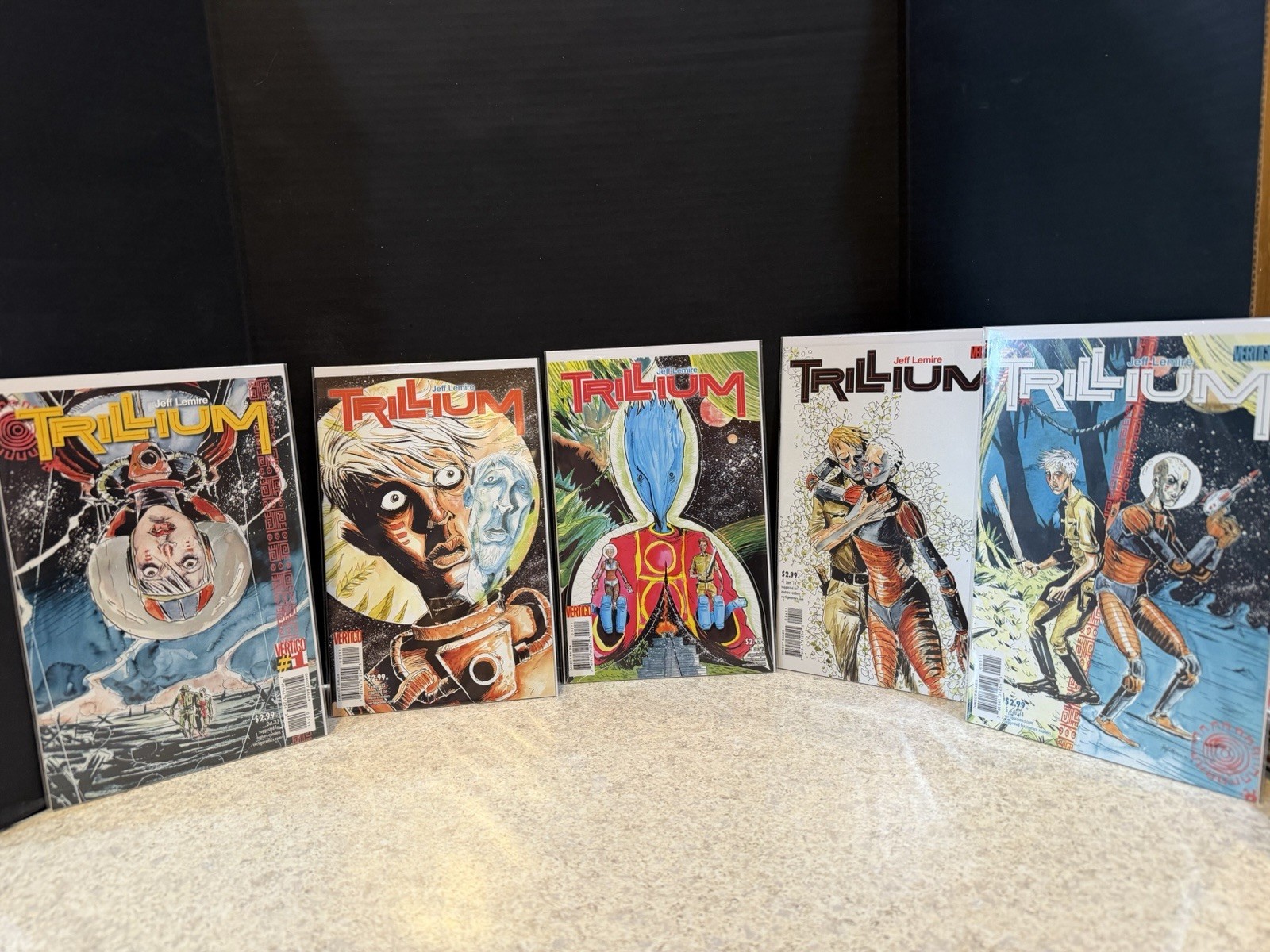 Trillium #1-5 Jeff Lemire Vertigo Comics 2013 Sci-Fi Lot