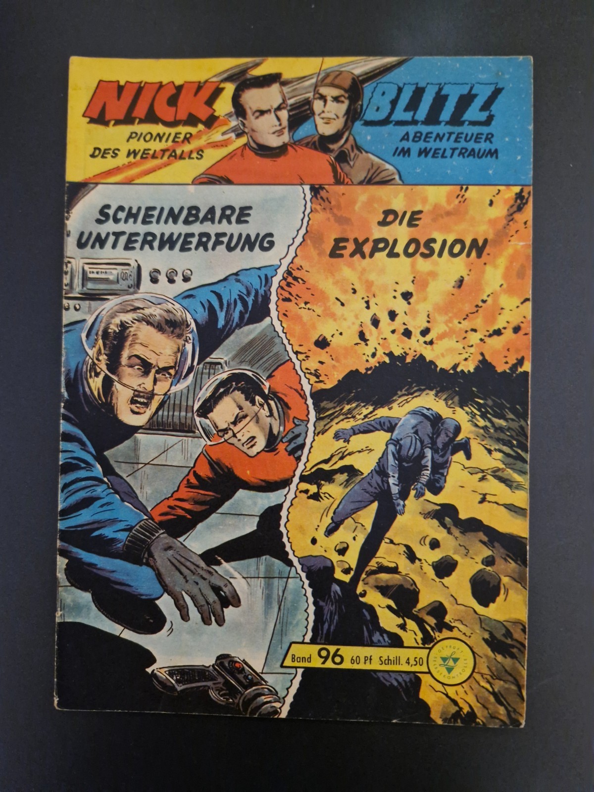 Nick fumetto n.96 (originale Lehning) Z1-2 con francobollo da collezione