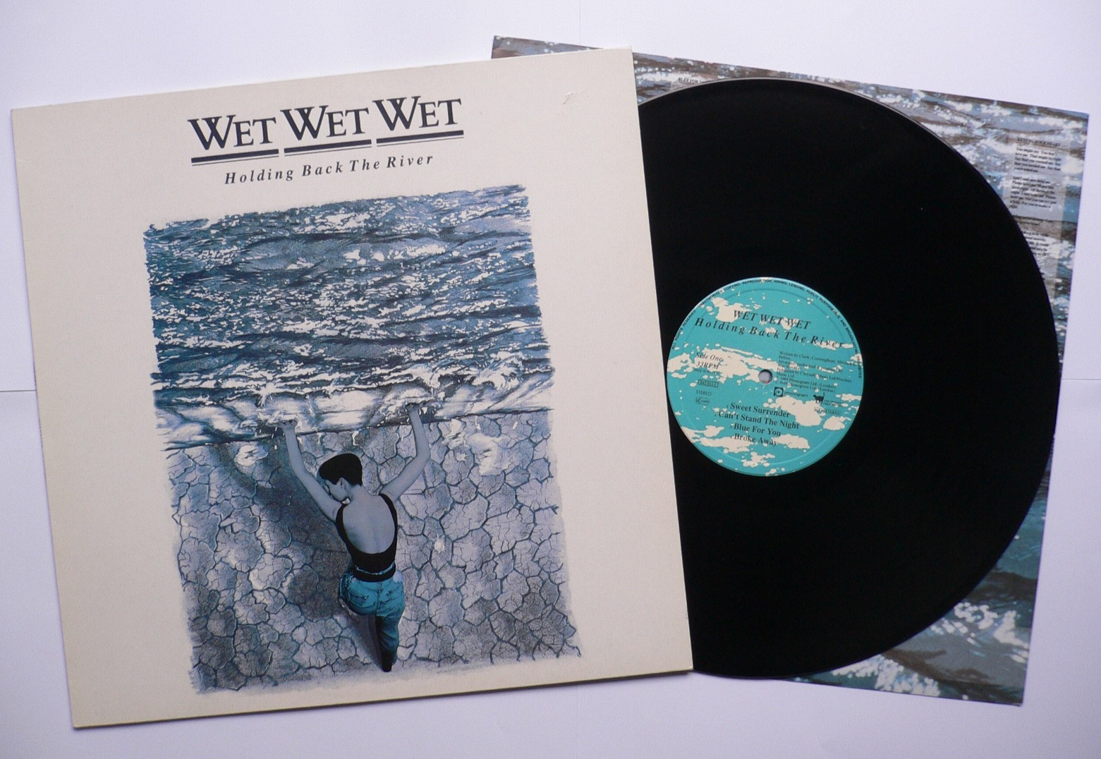 "NM" WET WET WET- HOLDING BACK THE RIVER - VINYL, LP, ALBUM "OIS" - UK 1989