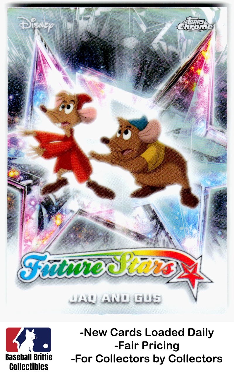2026 Topps Chrome Disney #FS-8 Jaq and Gus Future Stars Cenerentola rifrattore