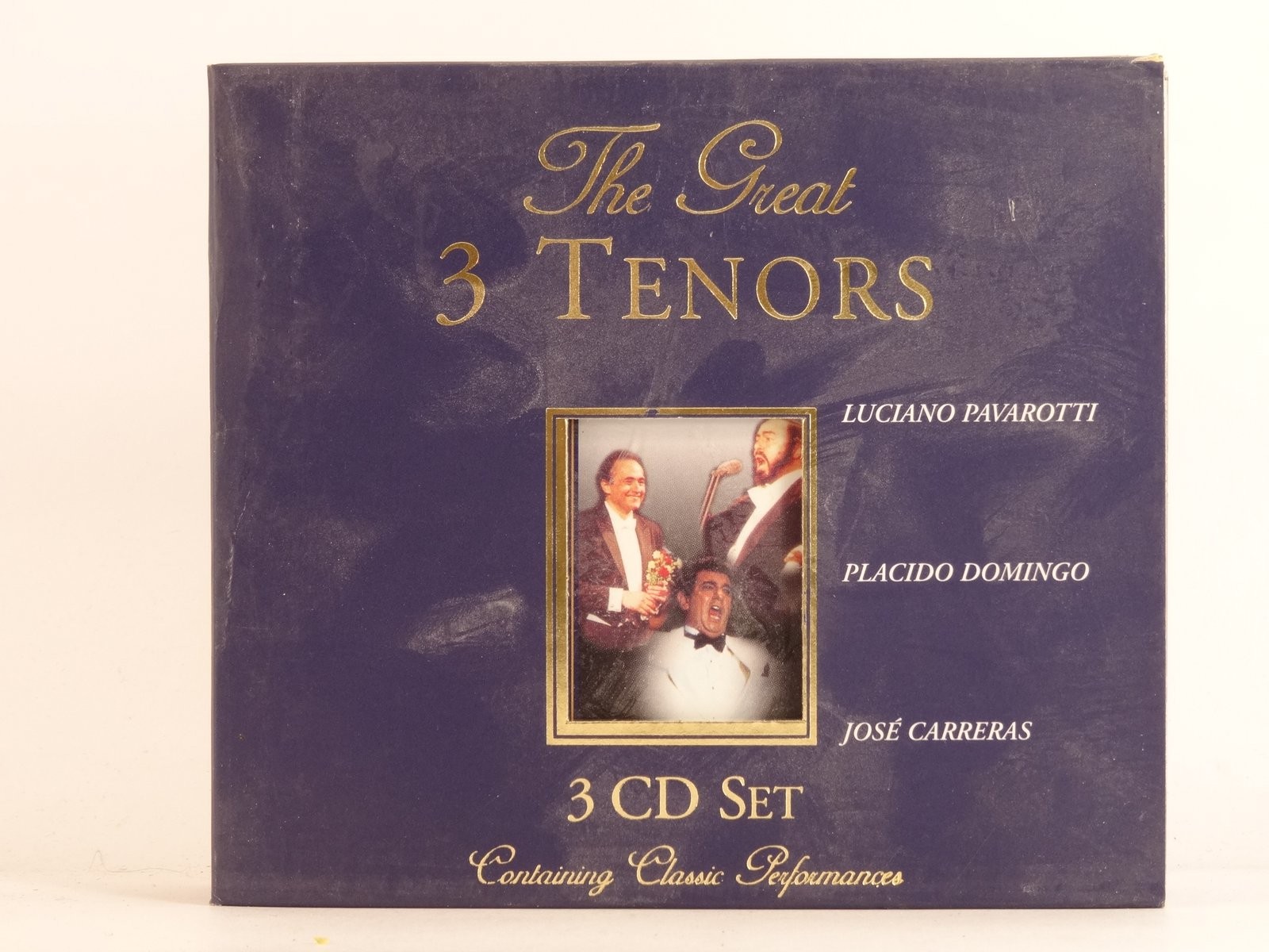 VARIOUS ARTISTS THE GREAT 3 TENORS (3xCD) (Z8) 20+ Track CD Album including Pict