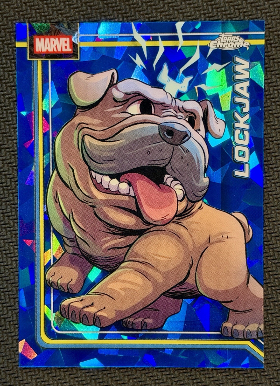 2026 Topps Chrome Marvel Comics Sapphire Lockjaw #070