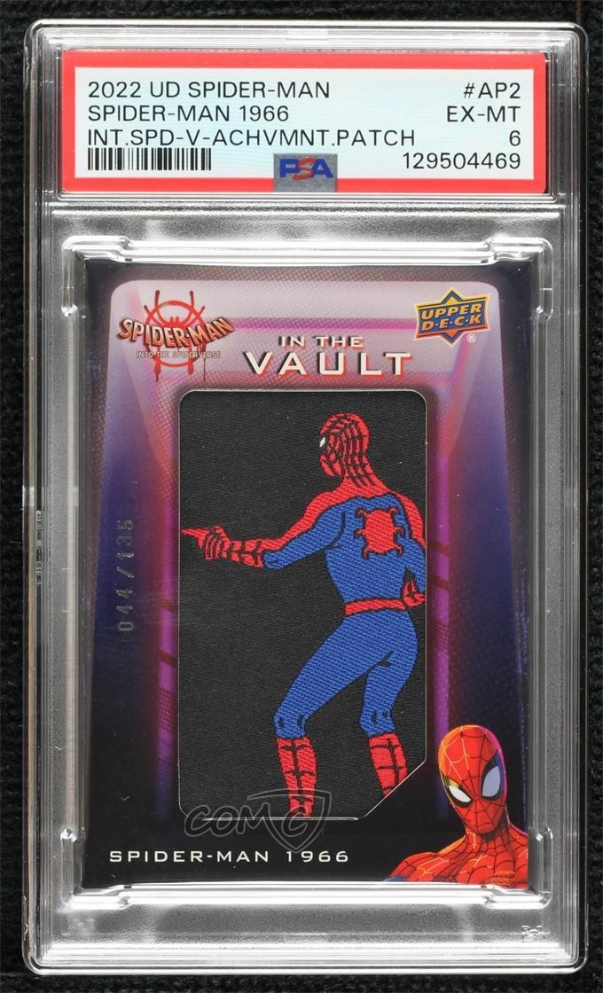 2022 Marvel Spider-Man: Into the Spider-Verse Spider-Man 1966 PSA 6 Patch i1f