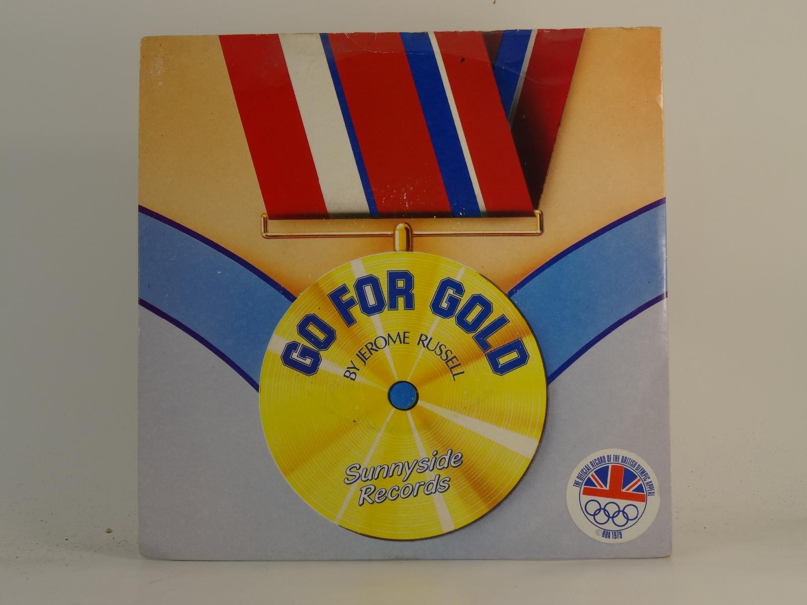 JEROME RUSSELL GO FOR GOLD (76) 2 Track 7" Single plus Picture Sleeve SUNNYSIDE 