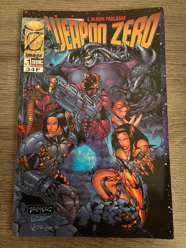 Comic Book Weapon Zero N°1 VF (Album Prologue - Semic / Joe Benitez)