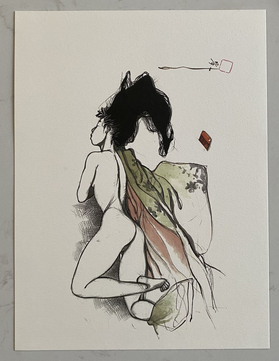 Illustration Ex Libris Sexy 475 Ex Michetz.