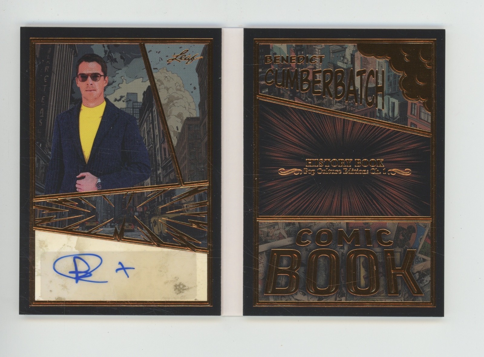 2024 Leaf History Book Comic Book Bronze Benedict Cumberbatch 22/25 Auto