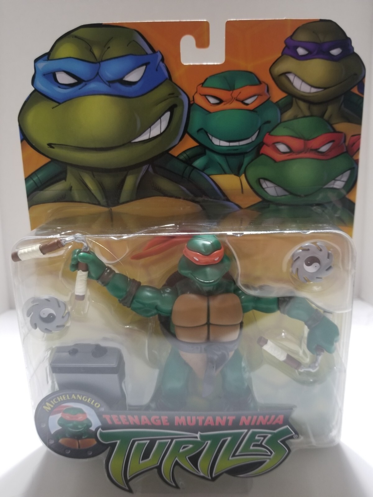 TMNT Teenage Mutant Ninja Turtles 2003 Retro RIEDIZIONE Michelangelo Playmates