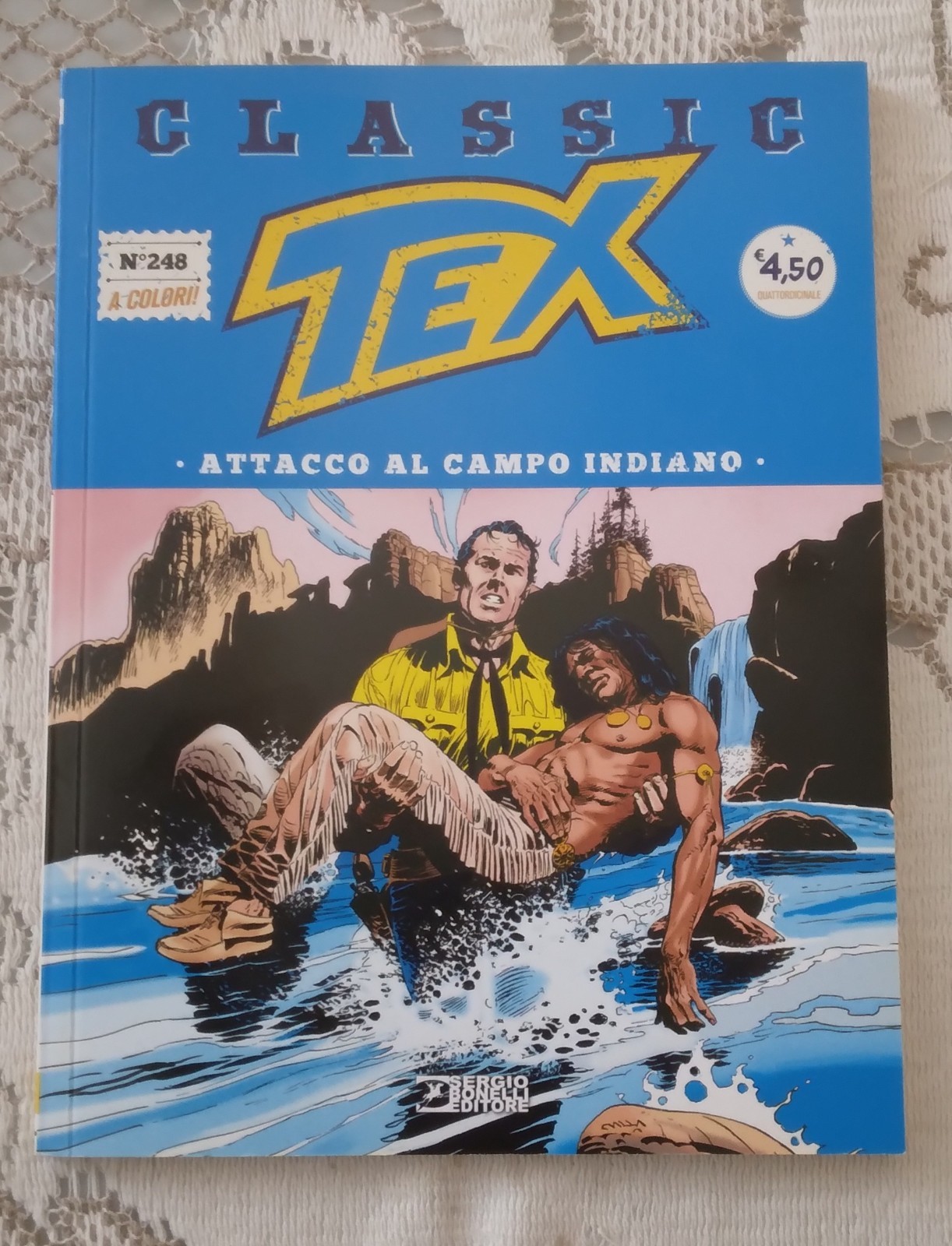 Tex Classic 248- Attacco al campo indiano- Bonelli, Ticci-Ottimo SPED GRATUITA