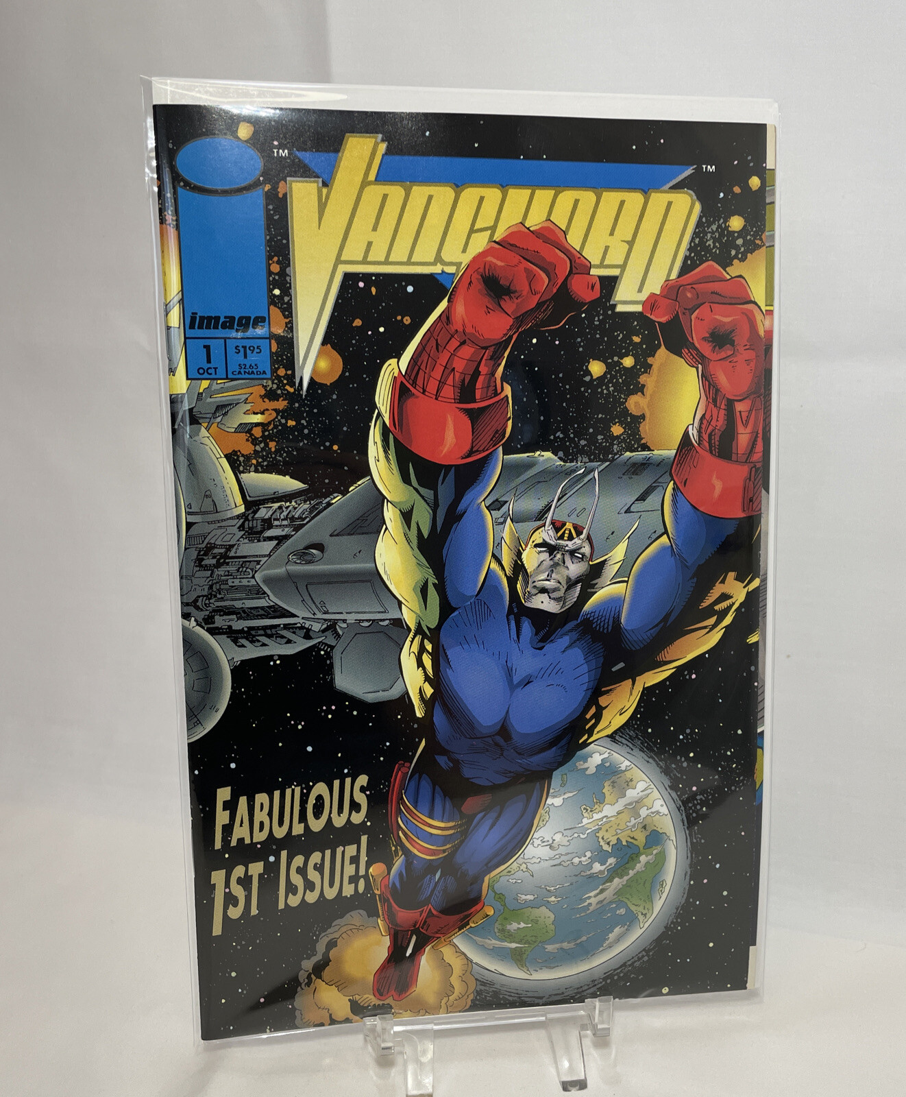 Vanguard #1 ottobre 1993 Image Comics 1° Stampa favolosa 1° Problemi! Cover