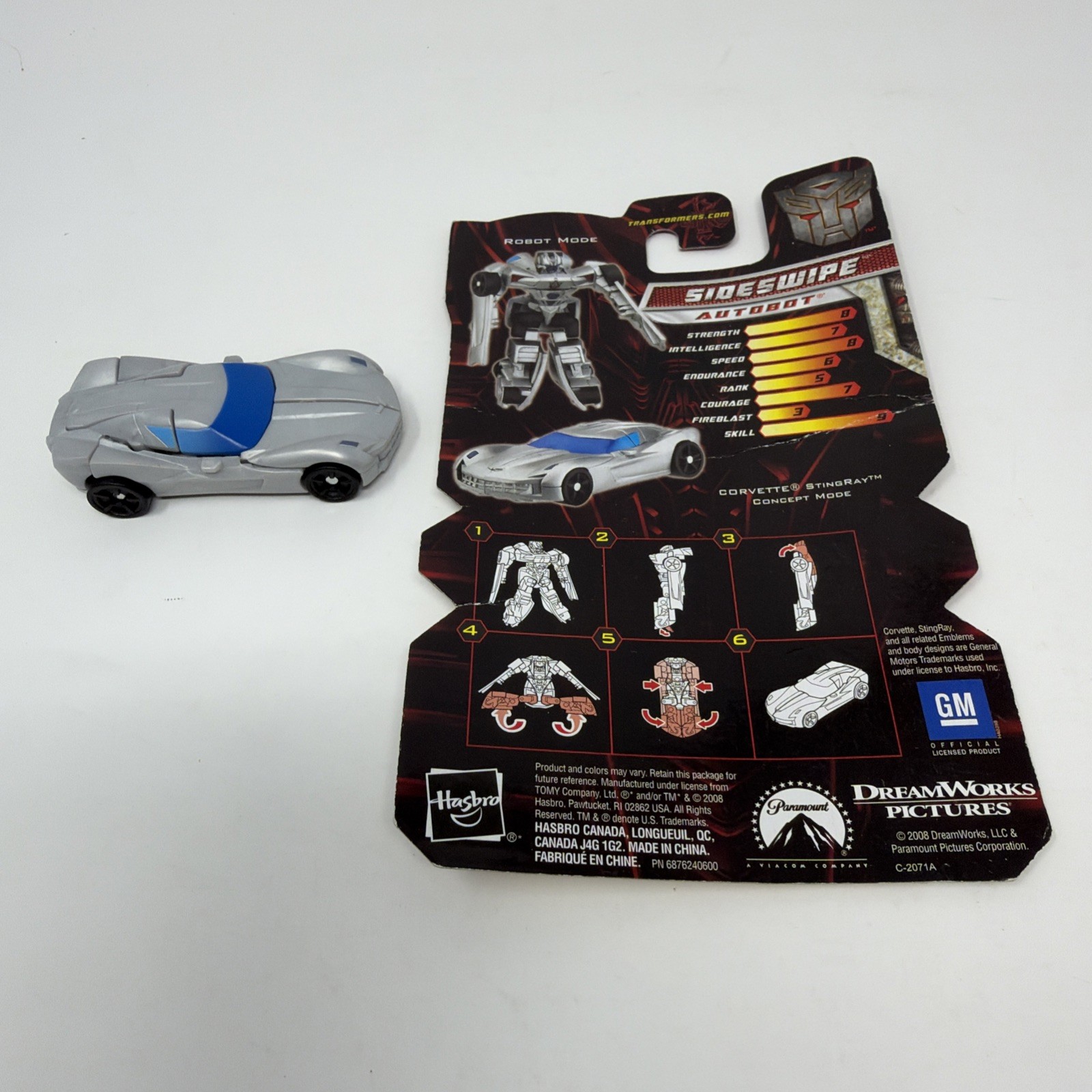 Transformers REVENGE OF THE FALLEN Legends Class SIDESWIPE Movie (ROTF, 2008