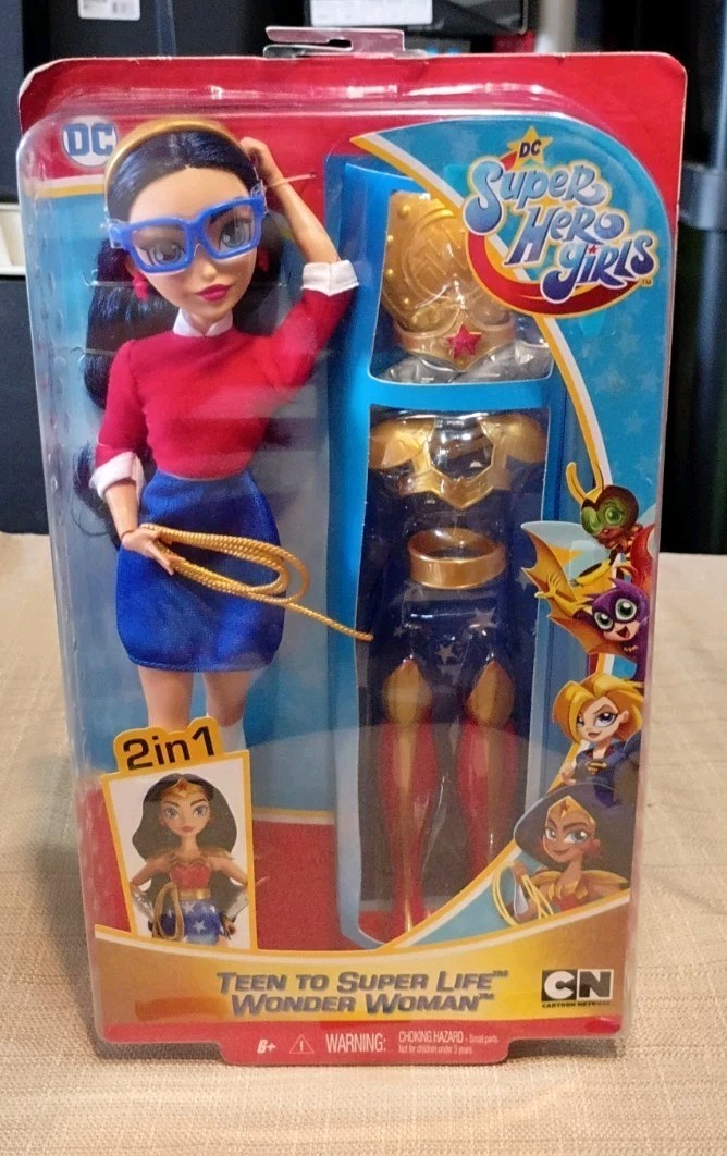 Rara statuina Wonder Woman Teen Diana Prince DC super eroe ragazze 12" 