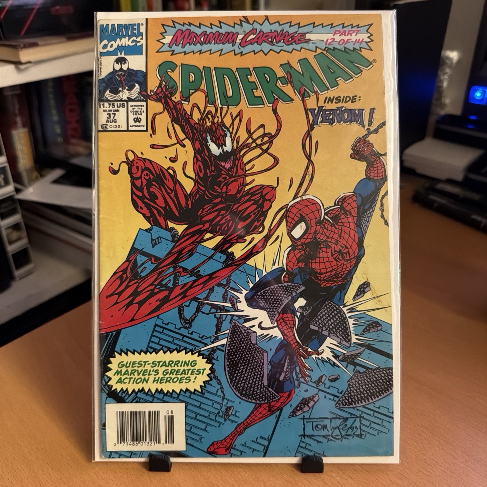 Spider-Man #37 Maximum Carnage Parte 12 UPC Edicola 1993 Marvel Comics