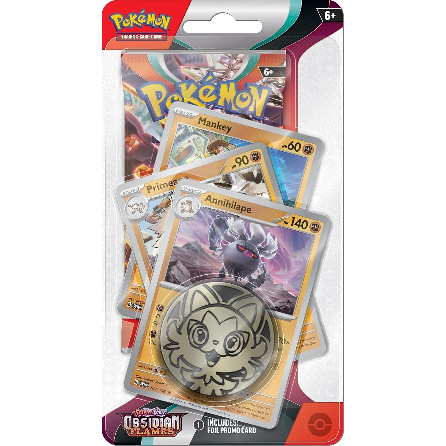 Pokemon TCG: Scarlet & Violet - Obsidian Flames Premium Checklane Blister - Anni