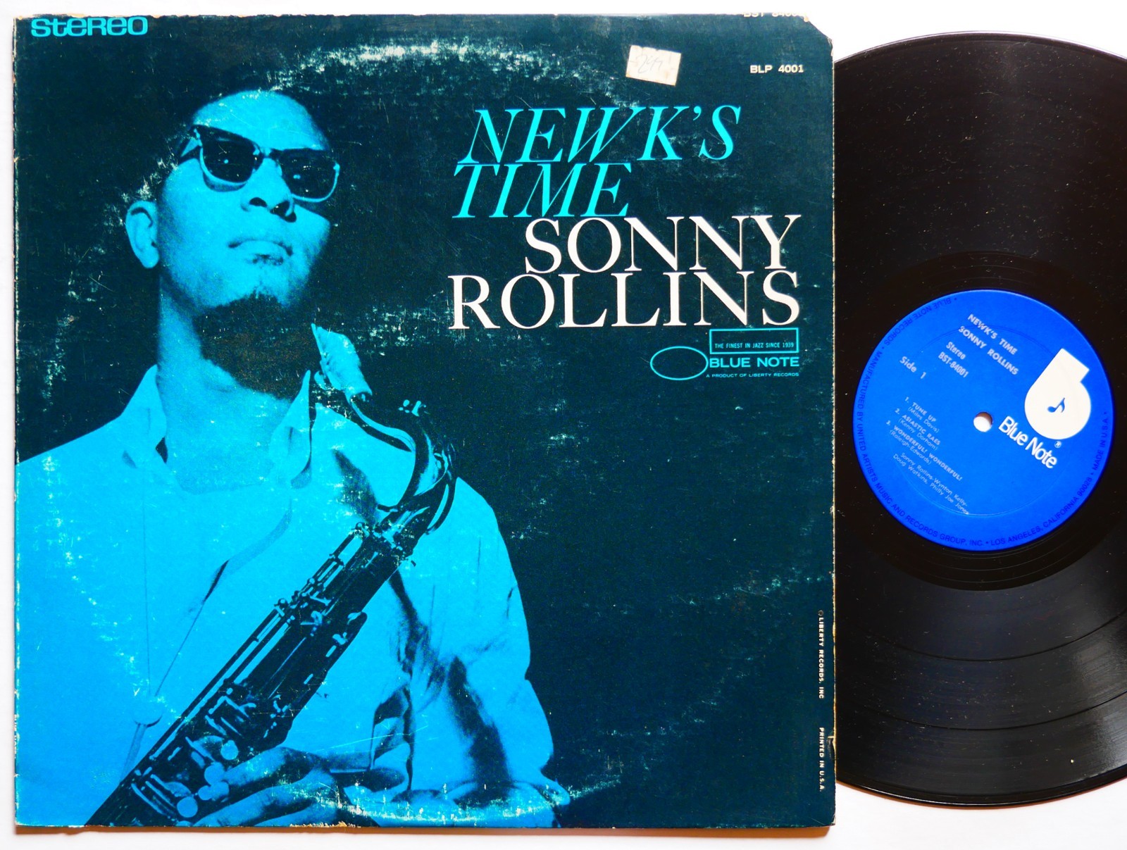 SONNY ROLLINS Newk's Time LP BLUE NOTE 84001 US 1977 Wynton Kelly Doug Watkins