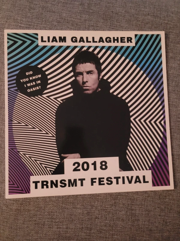Vinile bootleg Liam Gallagher 2018 Trnsmt Festival