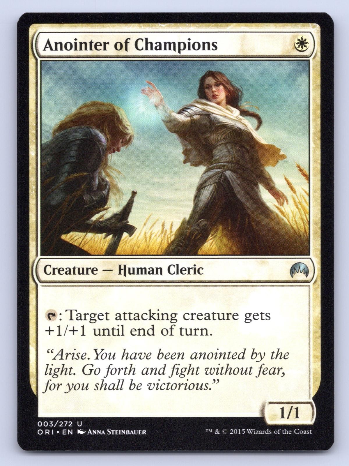 Anointer of Champions 3 Uncommon Magic Origins Magic: The Gathering Near Mint