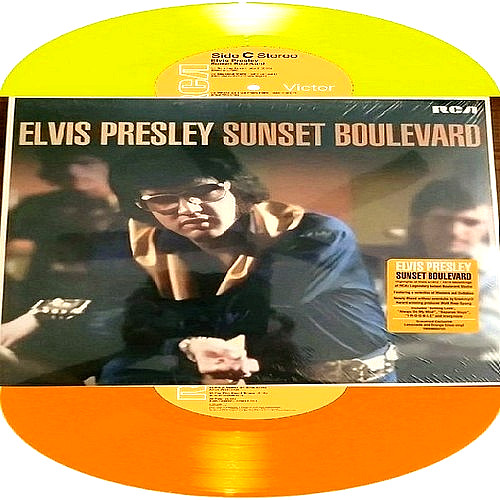 King ELVIS Presley SUNSET BLVD 2LP EPE Exclusive LEMONADE & ORANGE CRUSH 1 LEFT!