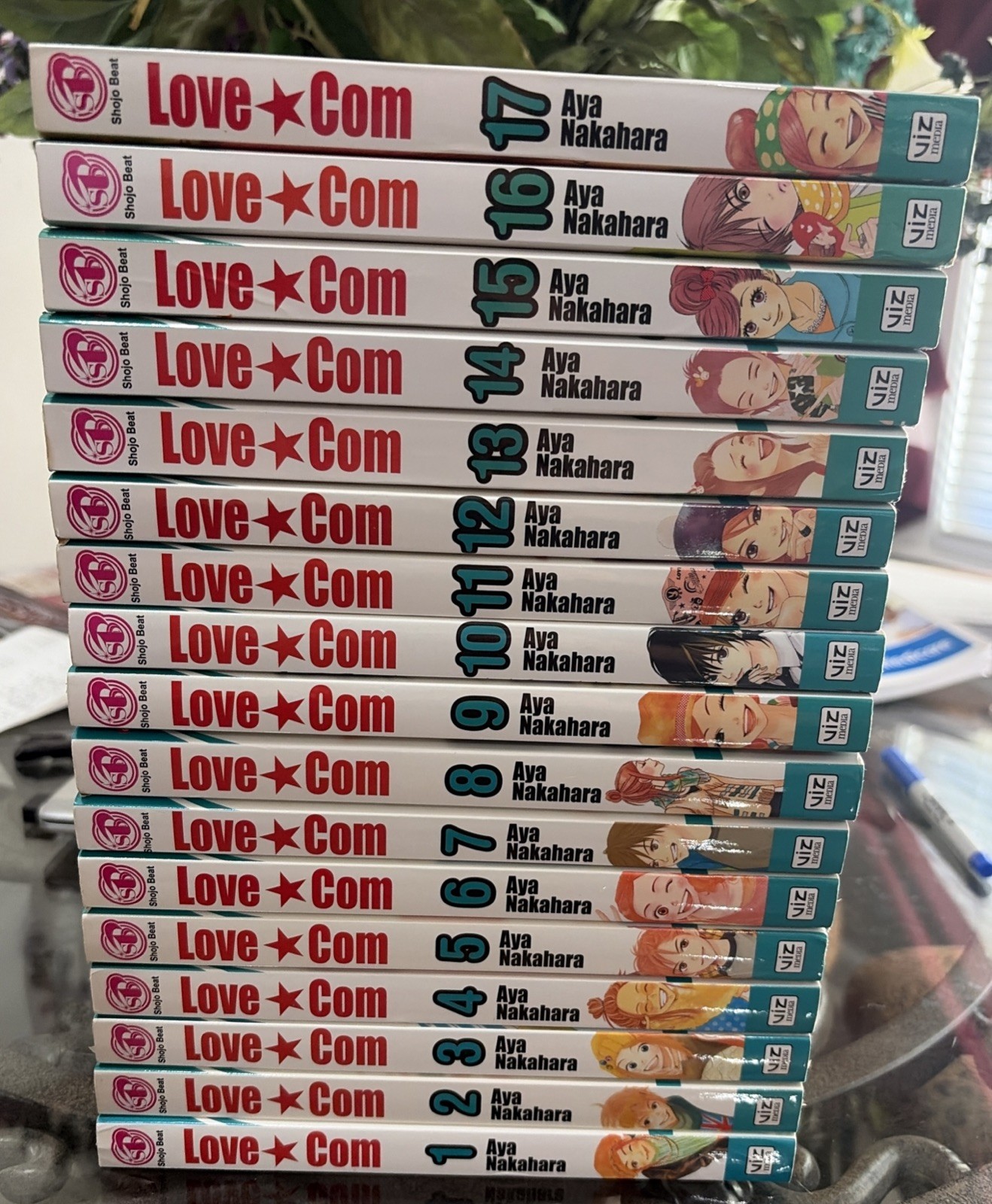 Lotto manga Love Com Lovely Complex vol 1-17 Aya Nakahara set inglese prime stampe!