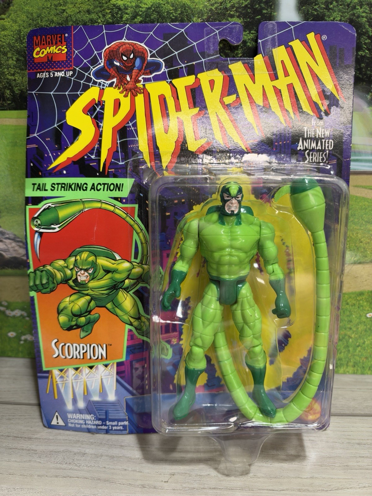 1994 ToyBiz Marvel Spider-Man The New Animated Series Scorpion Figure