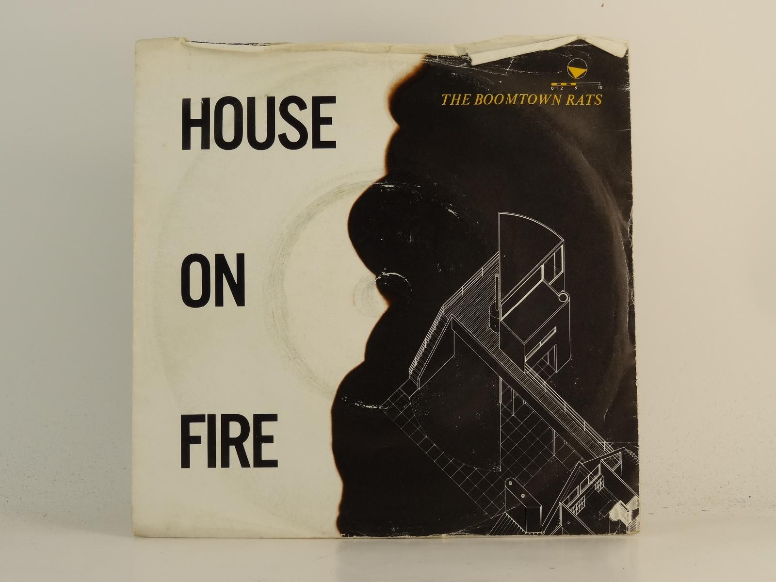 THE BOOMTOWN RATS HOUSE ON FIRE (2) (78) 2 Track 7" Single plus Picture Sleeve M