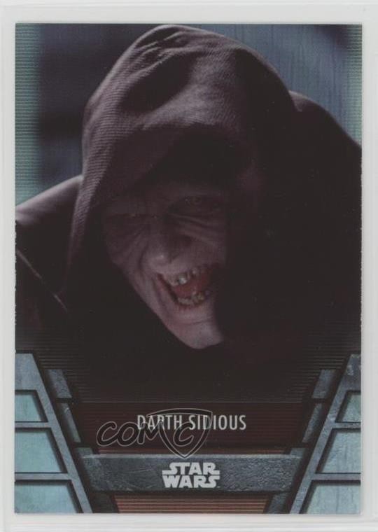 2020 Topps Star Wars Holocron Foilboard Darth Sidious #SITH-2 5x5