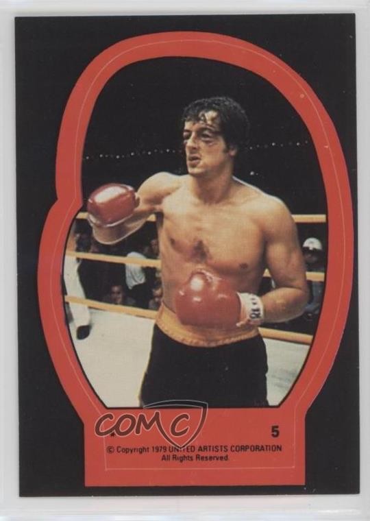 1979 Topps Rocky II Adesivi Rocky Balboa #5 0a2
