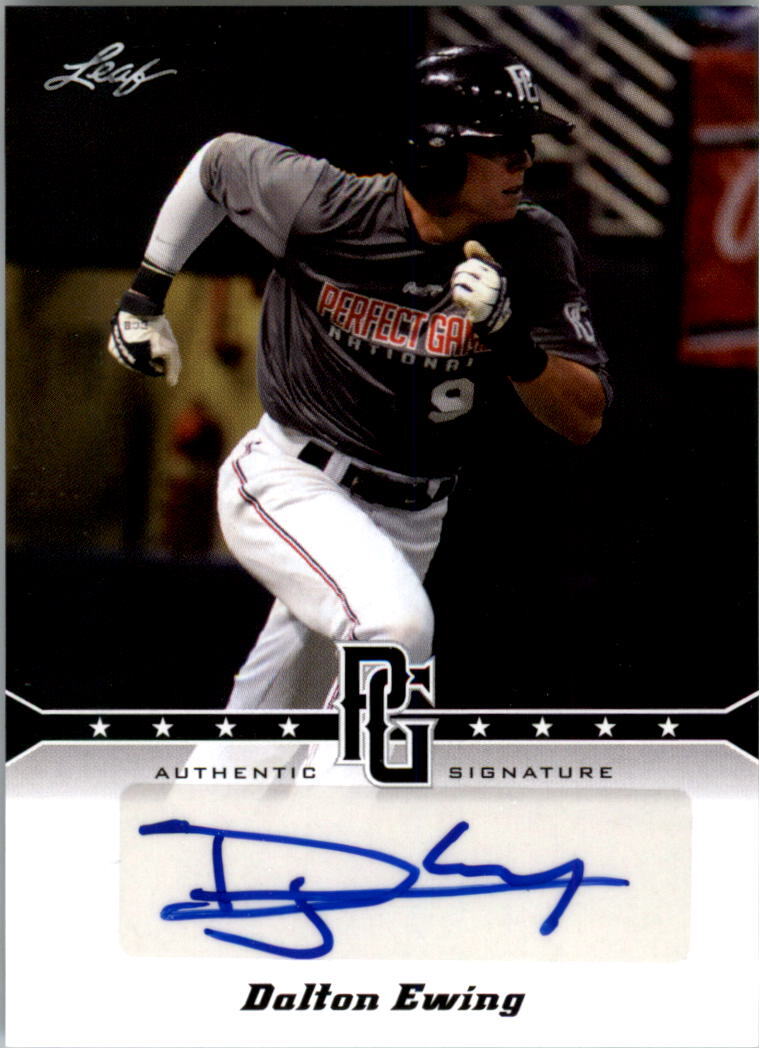 B1669 - Autografi Perfect Game Leaf 2013 #DE1 Dalton Ewing - NM-MT