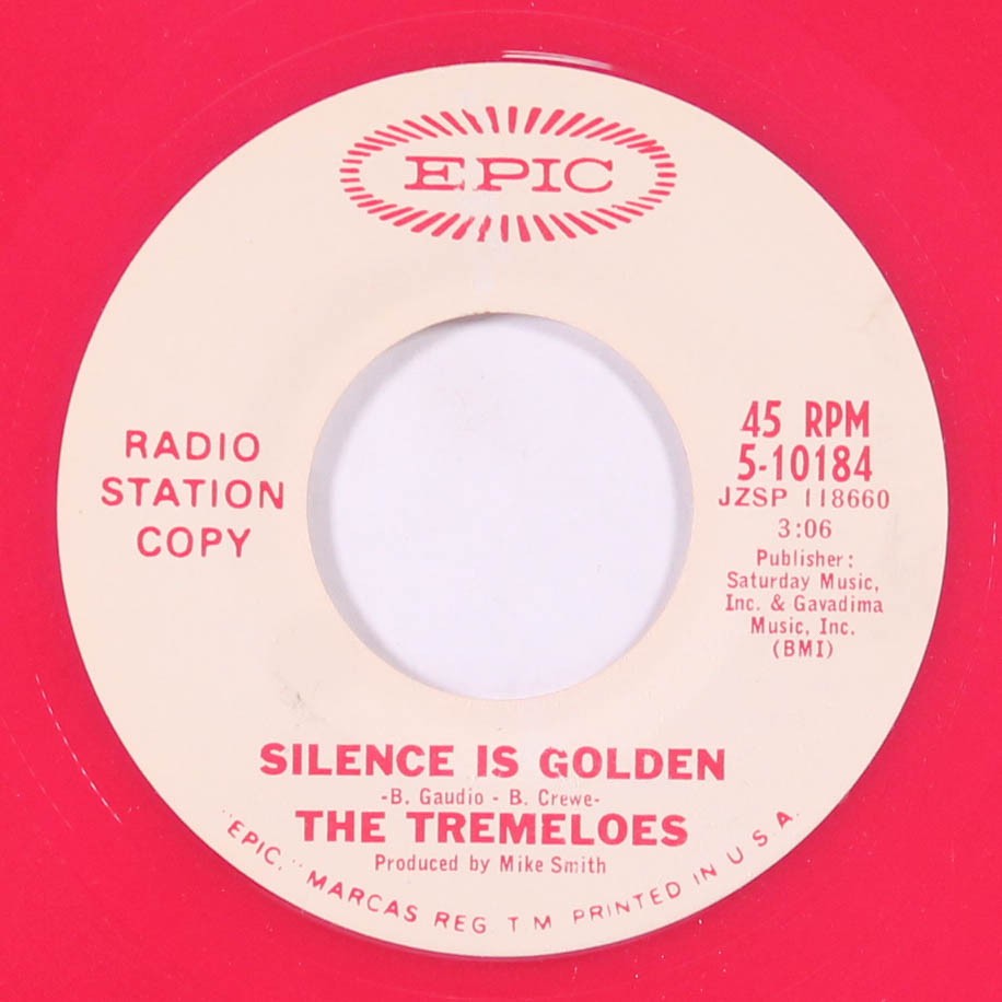 HOLLIES / TREMELOES: carrie-anne / silence is golden EPIC 7" Single 45 RPM