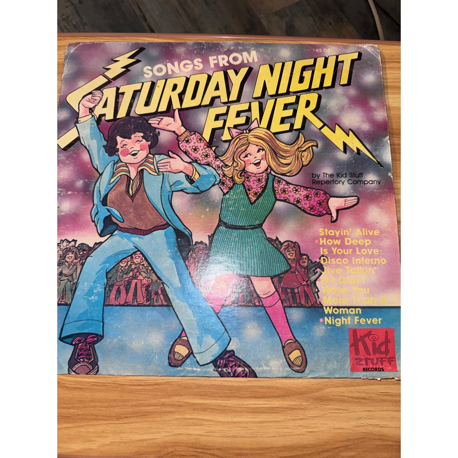 Songs From Saturday Night Fever Vinyl Kid Stuff Repertory Company LP KS 081
