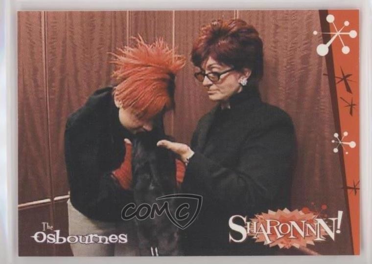 2002 Inkworks The Osbournes Sharonn! Acqua WC Sharon Osbourne #27 mp7