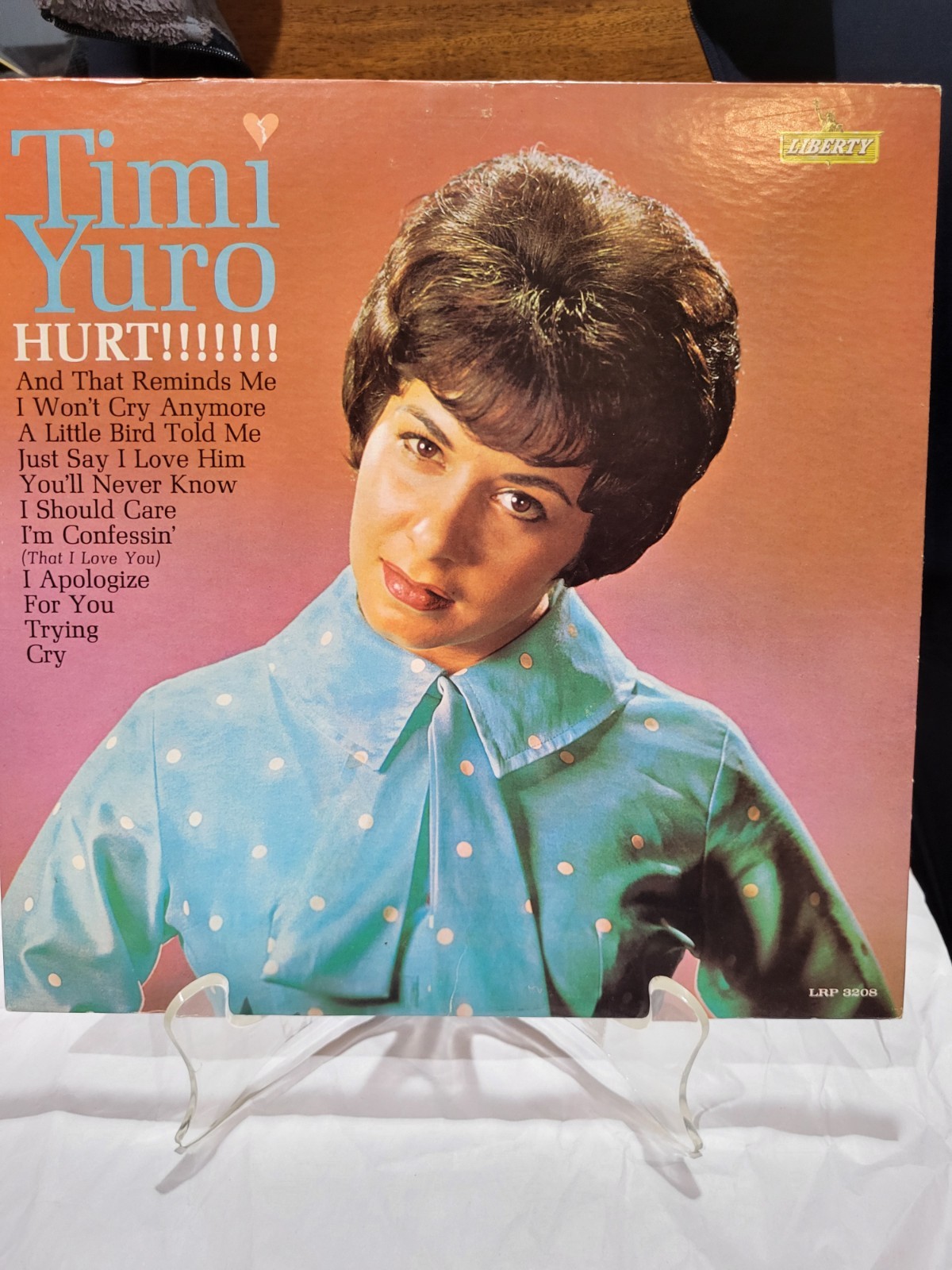 Timi Yuro – Hurt (1961) NM‑ Vinyl / VG+ Cover Mono Liberty