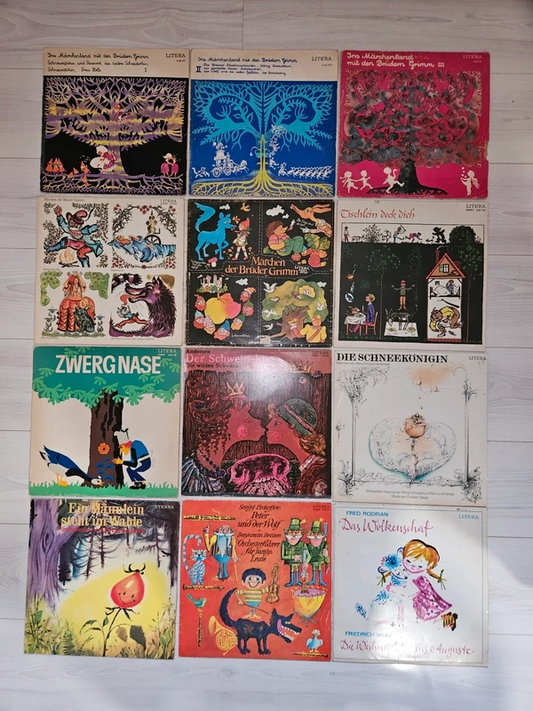 DDR Kinder Schallplatten 12er Konvolut - Litera & Eterna Märchen