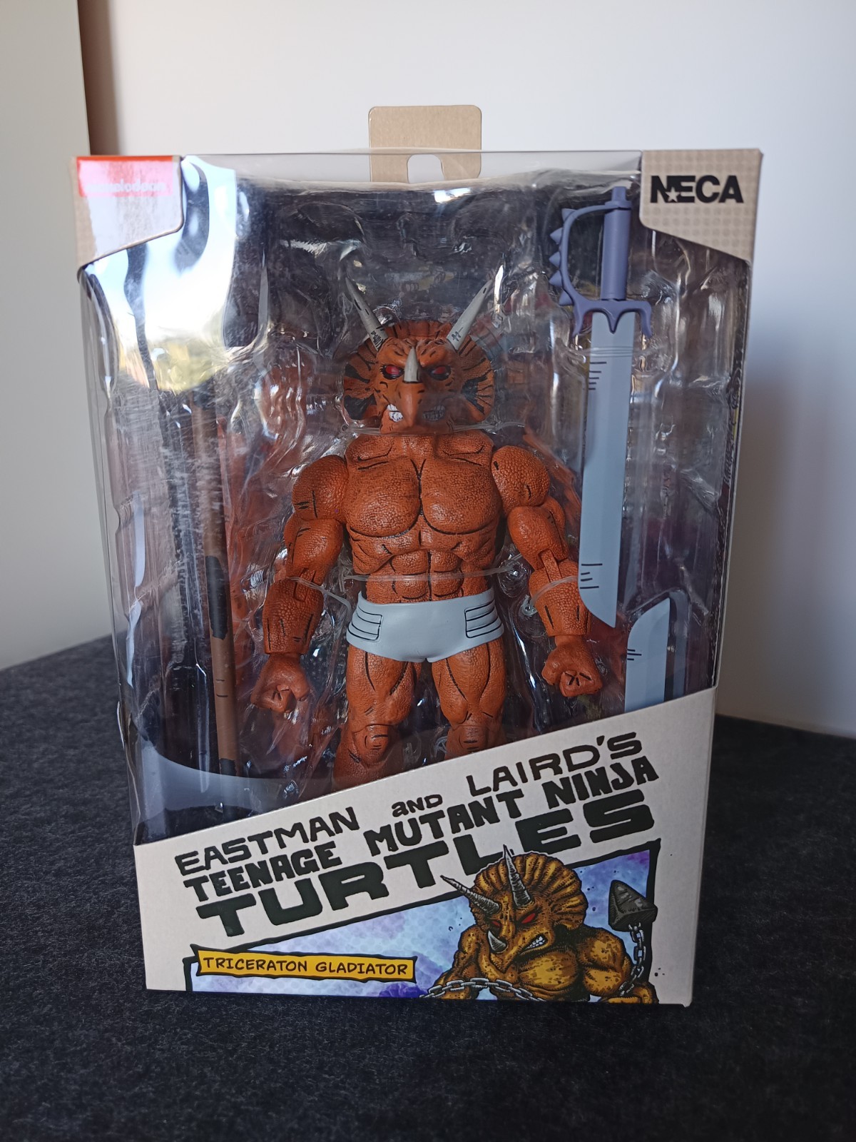 NECA Eastman Laird's TMNT Triceraton Gladiator Action Figure Tartarughe Ninja