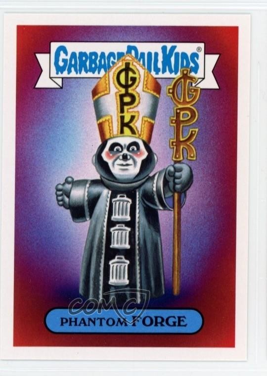 2017 Topps Garbage Pail Kids Battle of the Bands Metal Sticker Phantom Forge 4xt