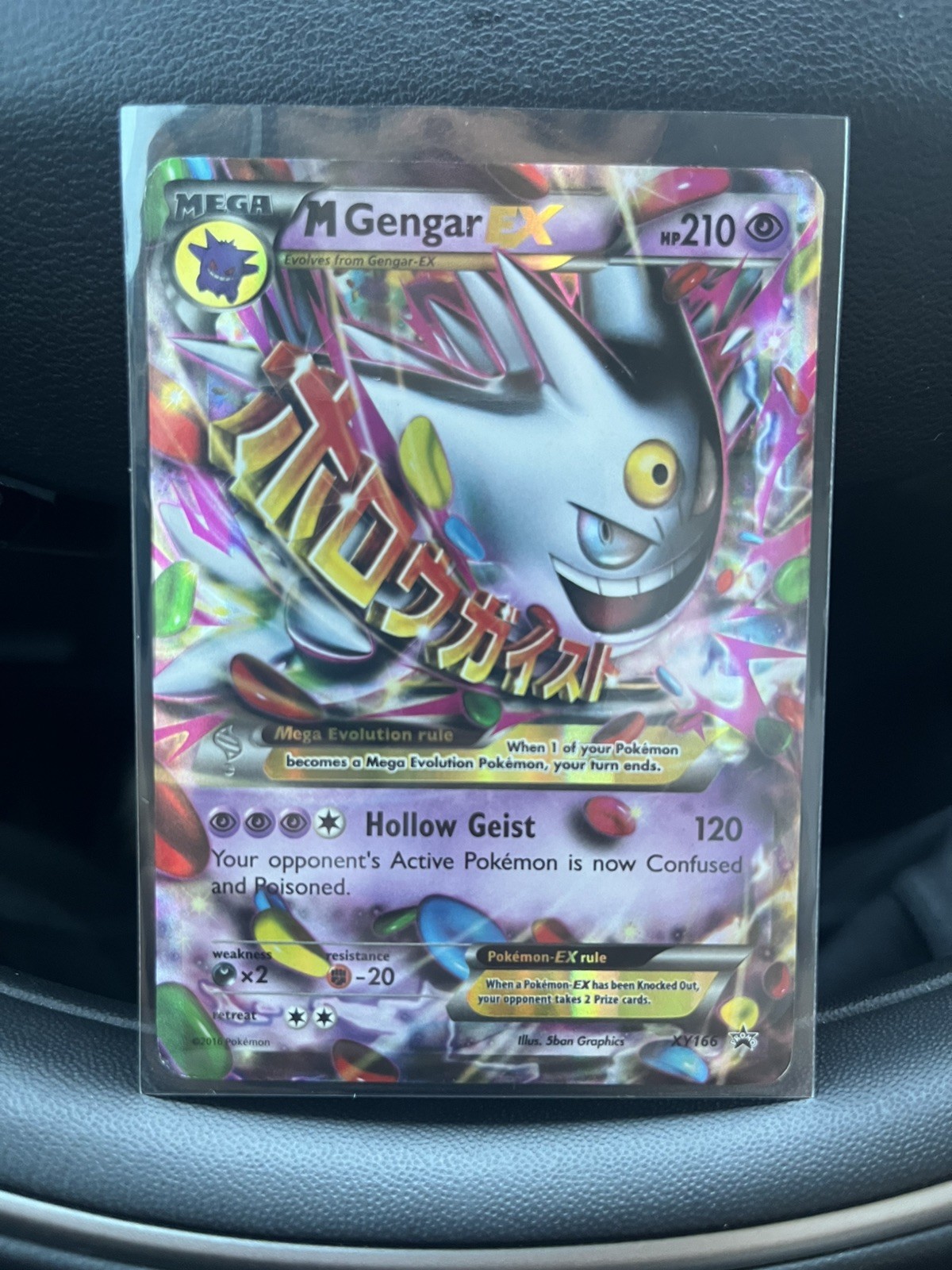Pokémon M Gengar EX Mega XY Carta Promo Holo XY166 210 CV