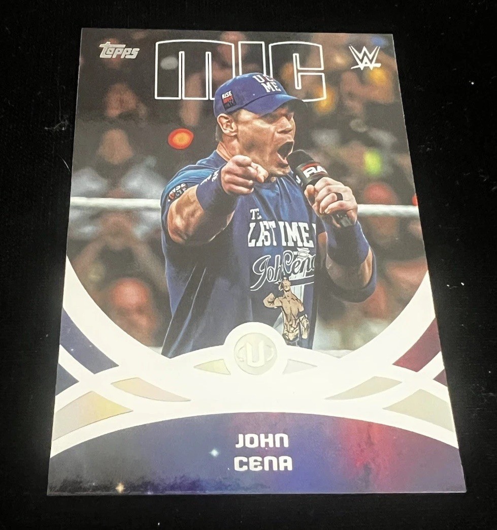 2026 Topps John Cena Peak Performance "MIC"