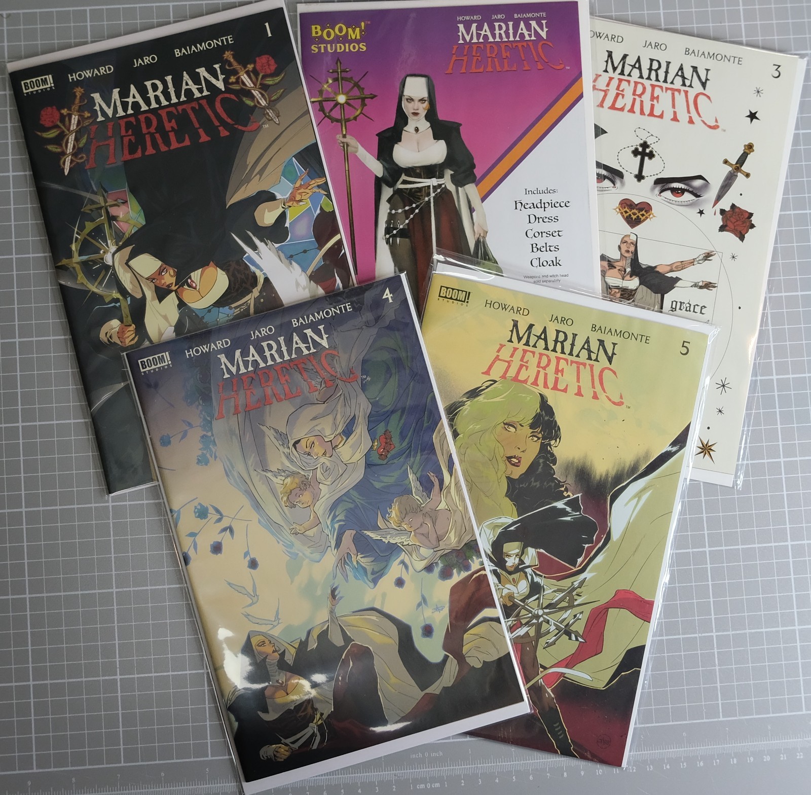 MARIAN HERETIC #1 2 3 4 5 BOOM! STUDIOS 2025 SET COMPLETO FUNZIONANTE