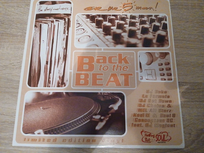 Vinyle pour la pratique du scratch- Back to the Beat Volume 5