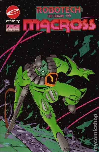 Robotech Ritorno a Macross #6 VG 1993 Immagine Stock Basso Grado